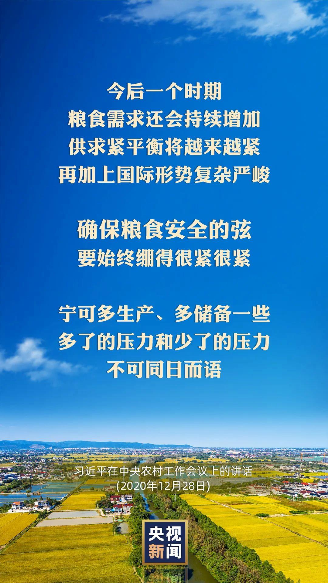 習近平：以國內穩(wěn)產保供的確定性來應對外部環(huán)境的不確定性