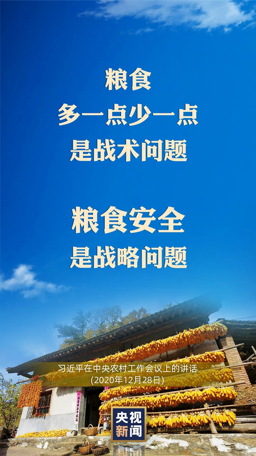 習近平：以國內穩(wěn)產保供的確定性來應對外部環(huán)境的不確定性