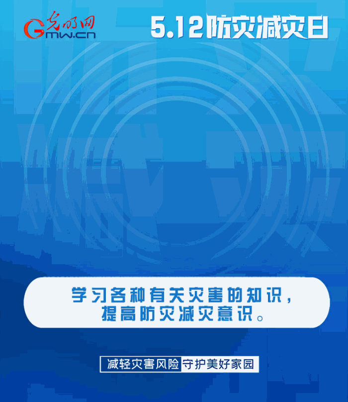【動(dòng)態(tài)海報(bào)】減輕災(zāi)害風(fēng)險(xiǎn)，從這10個(gè)字開(kāi)始