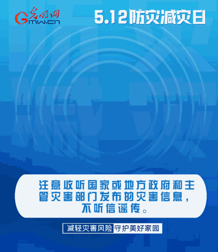 【動(dòng)態(tài)海報(bào)】減輕災(zāi)害風(fēng)險(xiǎn)，從這10個(gè)字開(kāi)始