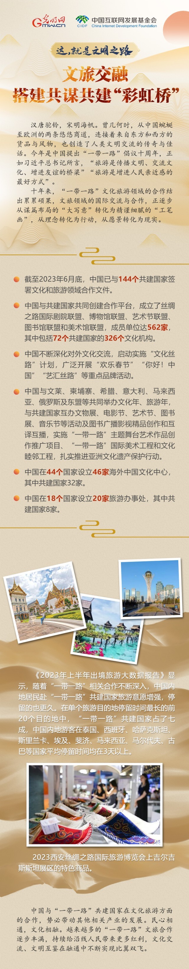 【大道共通】這，就是文明之路丨文旅交融 搭建共謀共建“彩虹橋”