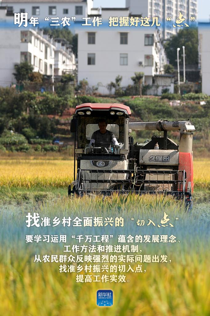 明年“三農(nóng)”工作，這幾個(gè)“點(diǎn)”要把握好