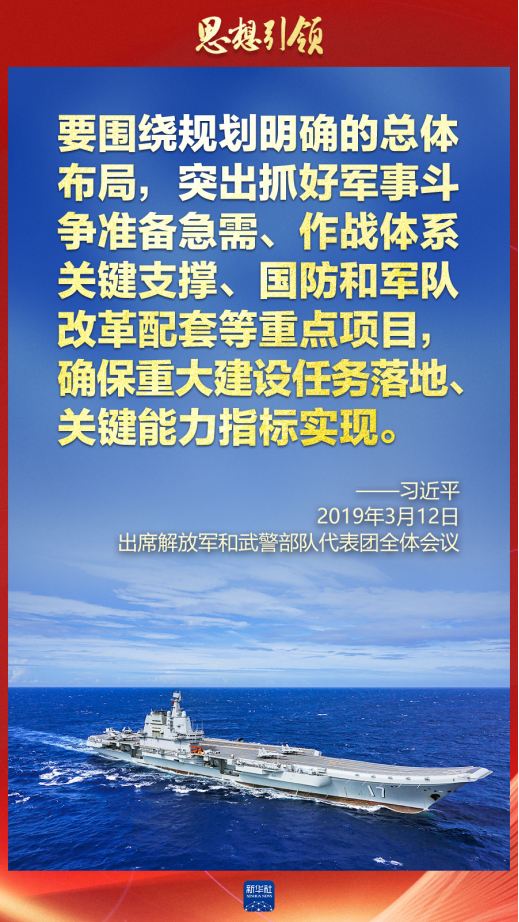 思想引領｜兩會上，習主席這樣談強軍之路