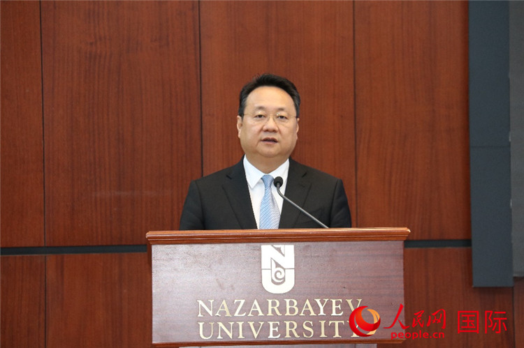 中共中央宣傳部副部長(zhǎng)王綱致辭。人民網(wǎng)記者 李強(qiáng)攝