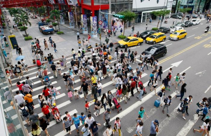 圖為信義商圈。圖片來源：臺灣“中時新聞網(wǎng)”。
