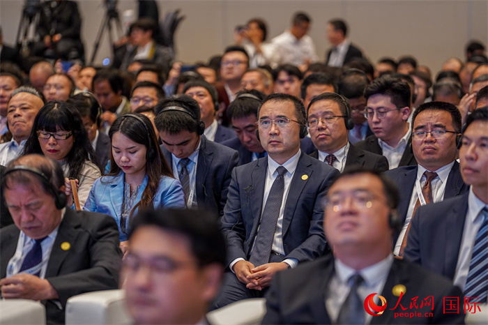 2023中國（浙江）—泰國合作交流會現(xiàn)場。普拉維攝
