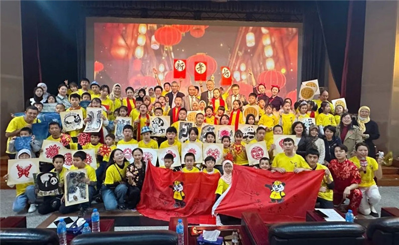 圖為2023“中華文化大樂(lè)園—埃及開(kāi)羅營(yíng)”閉幕式活動(dòng)現(xiàn)場(chǎng)。主辦方供圖