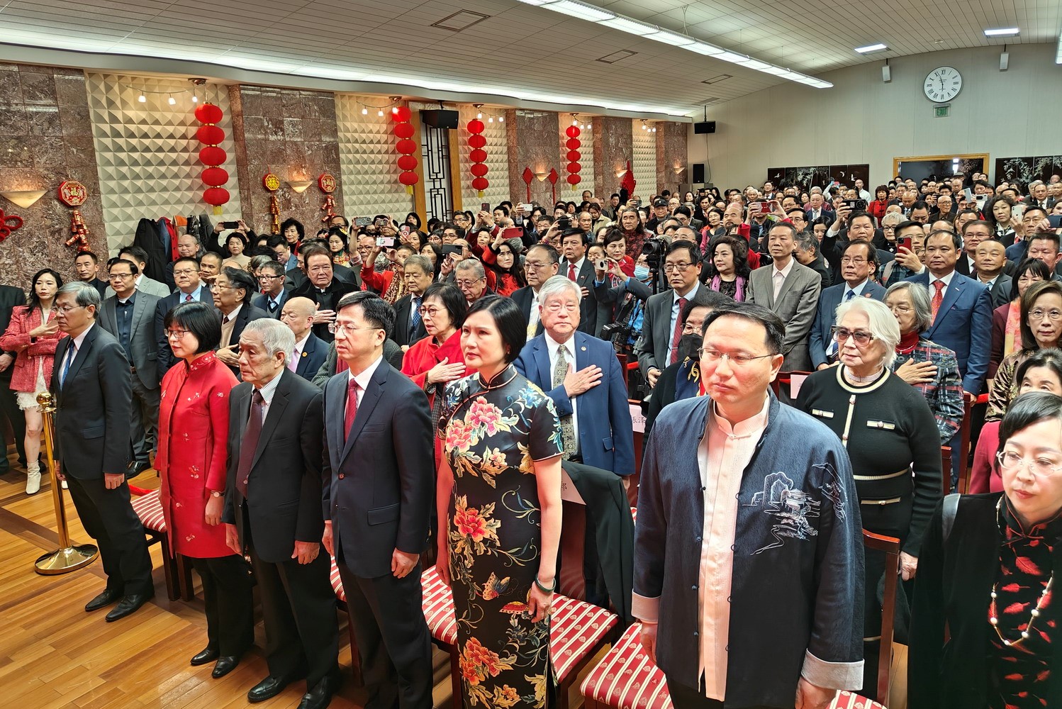 領區(qū)各州代表參加招待會。主辦方供圖