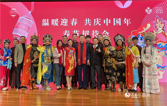 當(dāng)?shù)貢r間2月5日晚，中國駐美國大使館舉辦僑學(xué)界專場春節(jié)招待會。 人民網(wǎng)記者 李志偉攝