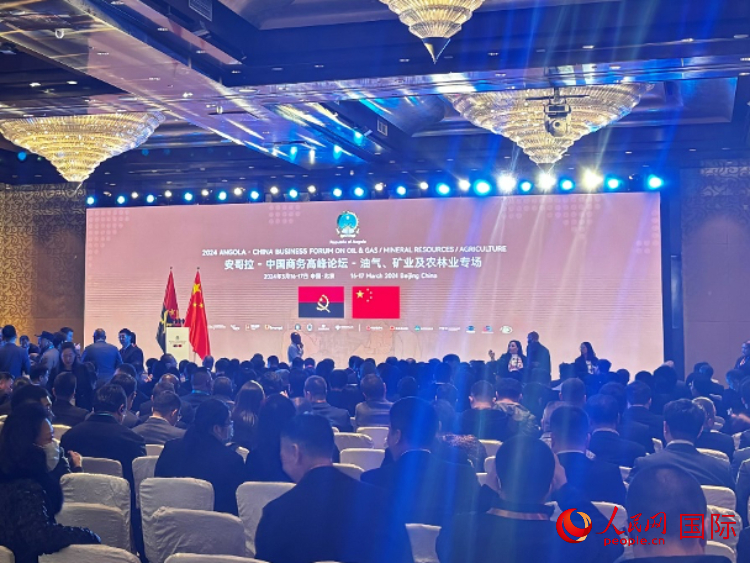 2024安哥拉—中國商務高峰論壇現(xiàn)場。人民網(wǎng)記者 張榮攝