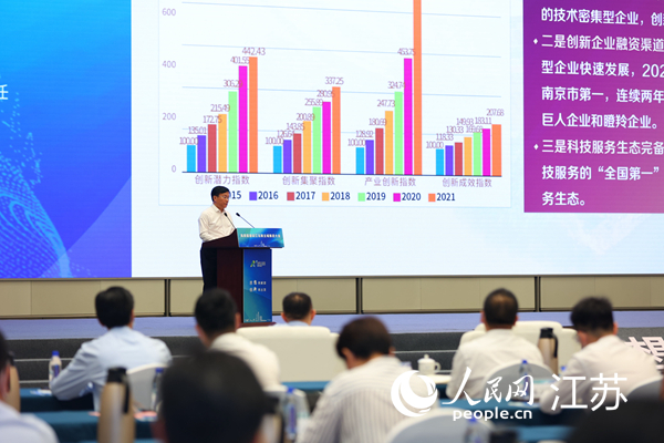 2022南京江北新區(qū)創(chuàng)新活力指數(shù)發(fā)布。江北新區(qū)供圖