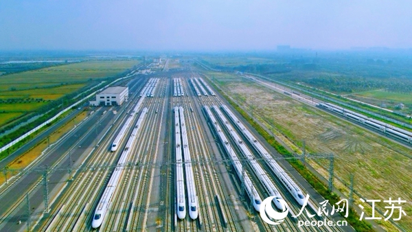 南京動車段南通動車所。人民網(wǎng)記者 王繼亮攝