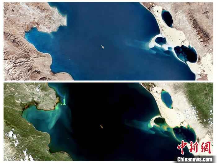 衛(wèi)星鳥瞰“生態(tài)大省”青海：沙化治理明顯，青海湖如藍(lán)寶石