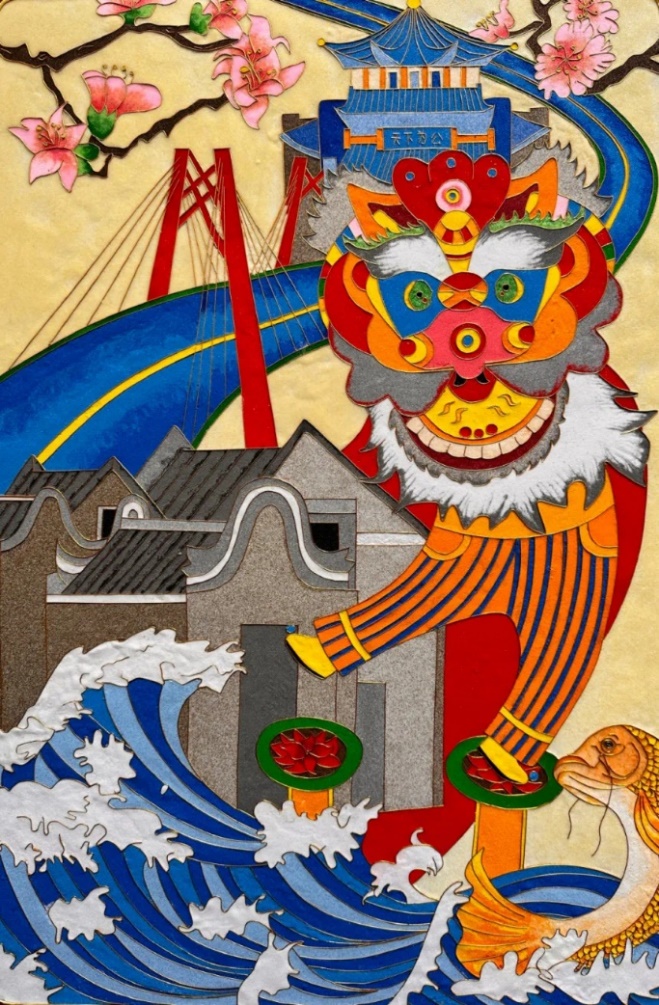 中小學(xué)生創(chuàng)新創(chuàng)意設(shè)計成果首次登上文博會。參展觀眾供圖