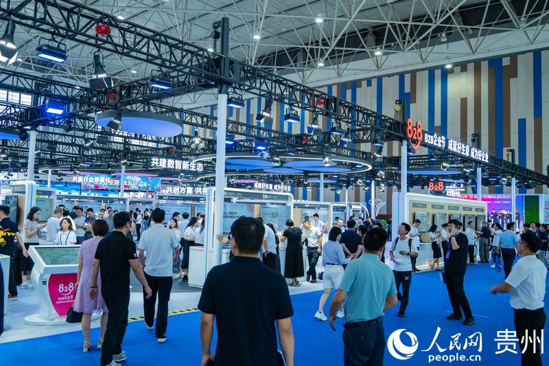 2、2024數(shù)博會(huì)共吸引400余家展商參展。人民網(wǎng) 陽(yáng)茜攝.jpg