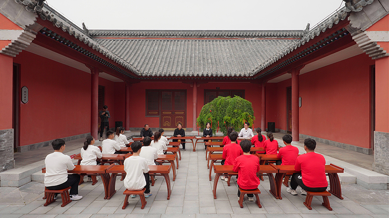 “一塊豆腐話清廉”思政課。滁州市委網(wǎng)信辦供圖