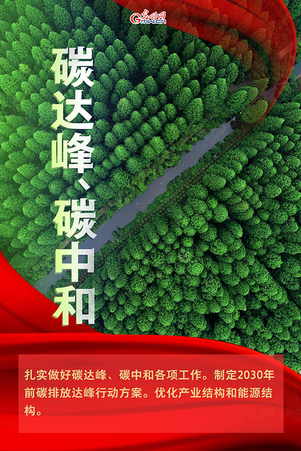 海報(bào)| 2021年政府工作報(bào)告，提到這些生態(tài)環(huán)保關(guān)鍵詞